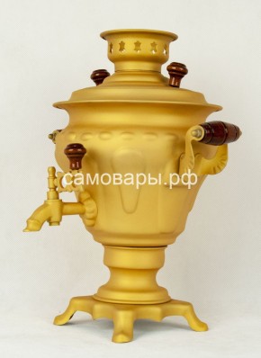 Электрический самовар "Русское золото" матовая груша на 2 литра (Ограниченная серия) в Ижевске - izhevsk.mebel-74.com | фото