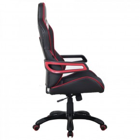 Кресло компьютерное BRABIX Nitro GM-001 (ткань/экокожа) черное, вставки красные (531816) в Ижевске - izhevsk.mebel-74.com | фото
