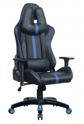 Кресло компьютерное BRABIX "GT Carbon GM-120" (черное/синее) 531930 в Ижевске - izhevsk.mebel-74.com | фото