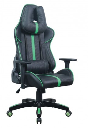 Кресло компьютерное BRABIX "GT Carbon GM-120" (черное/зеленое) 531929 в Ижевске - izhevsk.mebel-74.com | фото