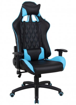 Кресло компьютерное BRABIX "GT Master GM-110" (черное/голубое) 531928 в Ижевске - izhevsk.mebel-74.com | фото