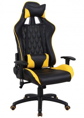 Кресло компьютерное BRABIX "GT Master GM-110" (черное/желтое) 531927 в Ижевске - izhevsk.mebel-74.com | фото