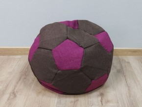 Кресло-мешок Мяч S (Savana Chocolate-Savana Berry) в Ижевске - izhevsk.mebel-74.com | фото