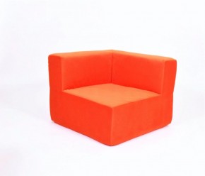 Кресло-угловое-модуль бескаркасное Тетрис 30 (Оранжевый) в Ижевске - izhevsk.mebel-74.com | фото
