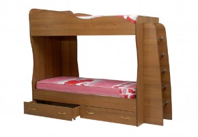Кровать детская 2-х ярусная Юниор-1 (800*2000) ЛДСП в Ижевске - izhevsk.mebel-74.com | фото