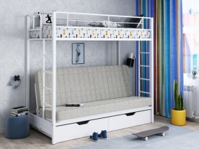 Кровать двухъярусная с диваном "Мадлен-ЯЯ" с ящиками в Ижевске - izhevsk.mebel-74.com | фото