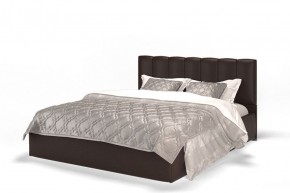 Кровать Элен 1600 + основание с ПМ (Лесмо brown) коричневый в Ижевске - izhevsk.mebel-74.com | фото
