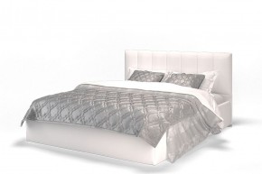 Кровать Элен 1600 + основание с ПМ (Vega white) белый в Ижевске - izhevsk.mebel-74.com | фото