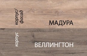 Шкаф 2D1S2NL/D1, DIESEL , цвет дуб мадура/веллингтон в Ижевске - izhevsk.mebel-74.com | фото