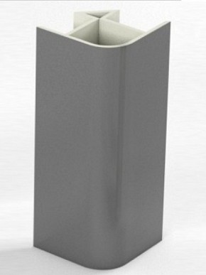 Угловое соединение для цоколя 90 гр. h100 мм (Алюминий, Белый, Черный, Сонома) в Ижевске - izhevsk.mebel-74.com | фото