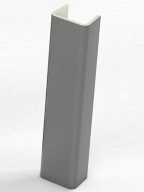 Торцевая заглушка  для цоколя h100 мм (Алюминий, Белый, Черный, Сонома) в Ижевске - izhevsk.mebel-74.com | фото